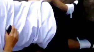 Kinky نوجوانوں shoplifter حاصل سزا